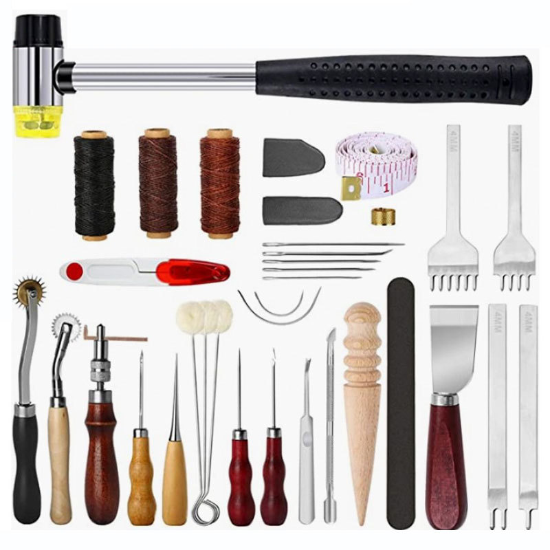 Leather Craft Tool Kit Leather - đánh giá và giá Groover Stitching Tool