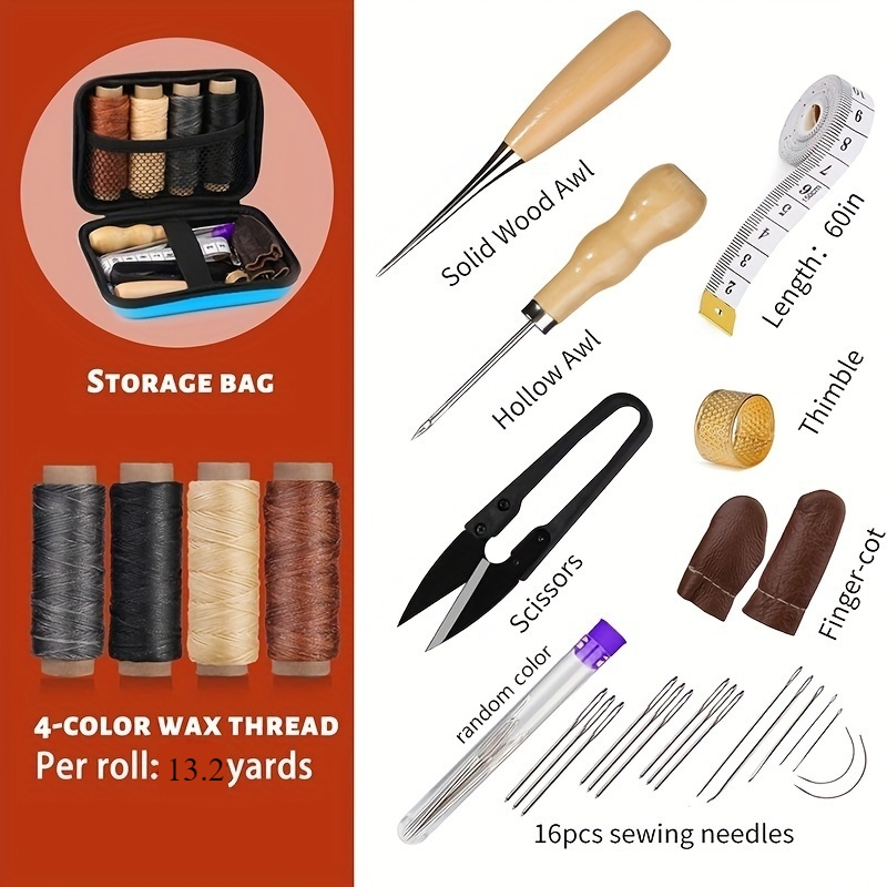 Leather Sewing Kit, Leather Re - đánh giá và giá Bone Folder Tool